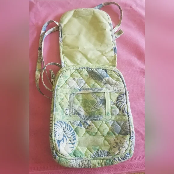 EUC Seashell Blue & Green Crossbody Bag - Picture 5 of 14